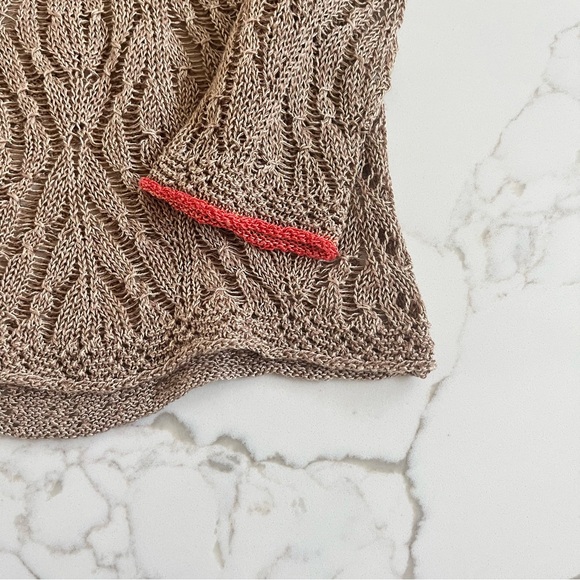 Nic+Zoe Linen Open Knit Top - Picture 7 of 7